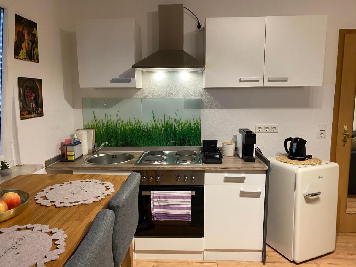 Kleines Apartment Mit Begehbarer Dusche Im Schlafzimmer Eberbach  Exterior foto